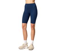 Merry Style Damen Sport Leggings kurz Sportleggings Radlerhose Sporthose aus Viskose MS10-145 (Dunkelblau, M)