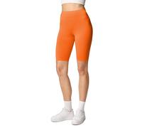Kurze Leggings aus Viskose MS10-145 PP2 Orange 4XL 4XL Orange