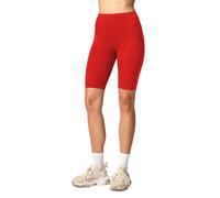 Merry Style Damen Sport Leggings kurz Sportleggings Radlerhose Sporthose aus Viskose MS10-145 (Rot, M)