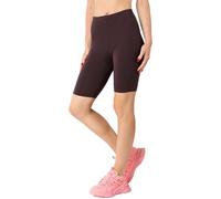 Kurze Leggings aus Viskose MS10-414 Braun XL XL Braun