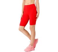 Merry Style Damen Kurze Leggings aus Viskose MS10-414 (Rot, XS)