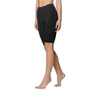 Merry Style Damen Kurze Leggings aus Viskose MS10-414 (Schwarz, S)