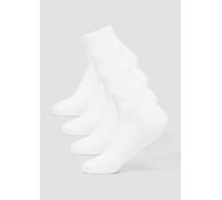 S.Oliver ESSENTIALS SUSTAINABLE 4er Pack 35-38 White 1000