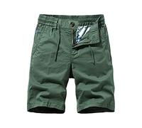 Kurze Sporthose Herren Atmungsaktiv Cargo Bermuda Shorts Herren Kurze Fitnesshose Herren Sommer Shorts Cargo Bermuda Hosen Stretch Jogger Cargo Shorts Sommerhose Männer Herren Sommer Freizeit Chino