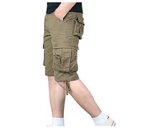 Kurze Sporthose Männer Kurze Herren Sommer Herren Shorts Stretch Kurze Hose Herren Stretch Arbeitshose Herren Kurz Sporthose Herren Kurz Kurze Jogginghose Herren Basketball Shorts（2-dark green,29)