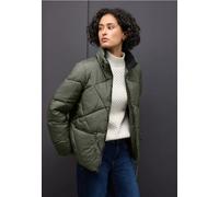 Street One Frauen Kurze Steppjacke Grün Größe 46