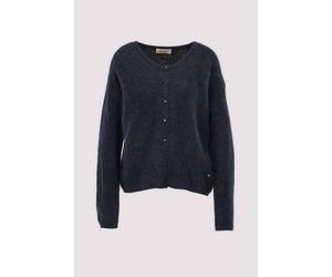 Kurze Strickjacke MosMosh Alpakamix M Salute navy