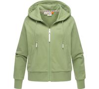 Kurze Sweatjacke mit Kapuze "Taila" Dusty Green 4XL