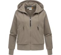 Kurze Sweatjacke mit Kapuze "Taila" Mocca L