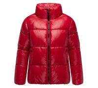 Winterjacke MARIKOO "Hazalee", Damen, Gr. XXL, deep rot, Obermaterial: 100% Polyester; Futter: 100% Polyester; Wattierung: 100% Polyester; Ärmelfutter: 100% Polyester, Jacken, mit leicht gläzendem Obe