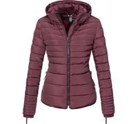 Winterjacke MARIKOO "Amber", Damen, Gr. XL (42), rot (weinrot), Obermaterial: 100% Polyester. Futter: 100% Polyester. Wattierung: 100% Polyester. Ärmelfutter: 100% Polyester, figurbetont hüftbedeckend
