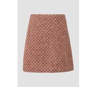 Kurzer Bouclé-Rock aus Wollmix mit Glitzergarn 48 Rosa 2170570.44P1.48