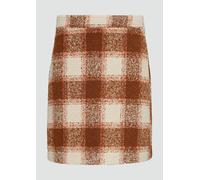 Kurzer Bouclé-Rock mit Musterung 44 Beige 2155401.81N5.44