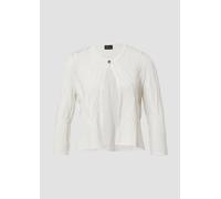 Kurzer Cardigan mit Strukturmuster und 3/4-Ärmeln 44 creme 2165884.0200.44