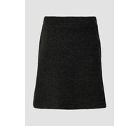 Kurzer elastischer Rock mit Glitzergarn 40 schwarz 2175415.9999.40