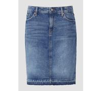 Kurzer Jeansrock mit offenem Saum 48 blau 2166198.56Z7.48