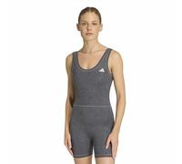 Kurzer Jumpsuit Damen adidas Optime Essentials Heather Gris XS