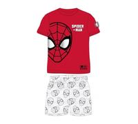 Kurzer Jungen-Pyjama „Spider-Man“ rot/grau, Größen 98 bis 128