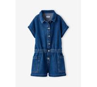 Kurzer Mädchen Jumpsuit aus Denim JONEN blau Gr. 128