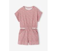 Kurzer Mädchen Jumpsuit mit Cut-out an den Seiten wollweiß Gr. 116 von vertbaudet