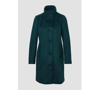 Kurzer Mantel aus Wollmix mit Knopfleiste 34 Blau 2166596.6933.34