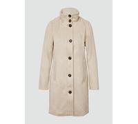 Kurzer Mantel aus Wollmix mit Knopfleiste 42 Beige 2166596.81W9.42