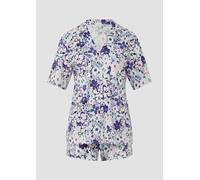 s.Oliver Damen kurzer Pyjama im Blumenmuster
