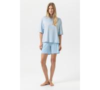 Kurzer Pyjama Serie Simple Stripes Alice Blue blau 40