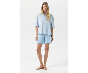 Kurzer Pyjama Serie Simple Stripes Alice Blue blau 46