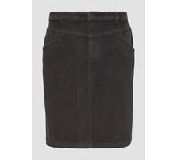 s.Oliver Damen 2158092 Cord Rock, Grau/Schwarz 9826, 38