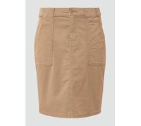 Kurzer Rock mit aufgesetzten Taschen 42 braun 2174724.8404.42