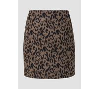 Kurzer Rock mit Leo-Muster 34 schwarz|braun 2169932.99X2.34