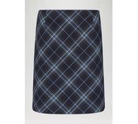 Kurzer Rock mit Web-Karo 44 blau|mehrfarbig 2155177.59N5.44