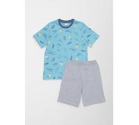 Kurzer Schlafanzug 98 blau|türkis 6007622.403.98