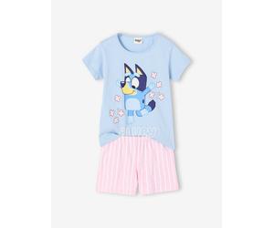 Kurzer Schlafanzug Kinder Baumwolle Der Welpe Bluey rosa Gr. 116