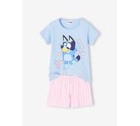 Kurzer Schlafanzug Kinder Baumwolle Der Welpe Bluey rosa Gr. 128