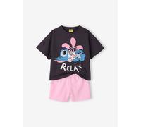 Kurzer Schlafanzug Mädchen Disney LILO & STITCH grau Gr. 146/152