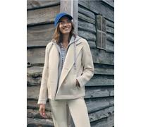 Cabanjacke CECIL, Damen, Gr. XXL (46), dust beige, Stoff, Obermaterial 1: 93% Polyester, 7% Elasthan; Obermaterial 2: 82% Baumwolle, 18% Polyester, unifarben, comfort fit normal, ohne Ausschnitt, Bünd