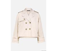 Canvasjacke BETTY BARCLAY "Damen langarm", Damen, Gr. 38, grau, Obermaterial: 100% Polyester. Futter: 54% Viskose, 46% Polyester, gerade, Jacken (25410057-38) grau