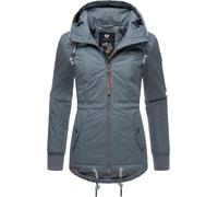 Winterjacke RAGWEAR "YM-Danka" Gr. XXXL (46), grau (kieselgrau) Damen Jacken Winterjacken stylische Winter Outdoorjacke mit Kapuze (32867413-XXXL)
