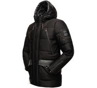 Winterjacke STONE HARBOUR "Mitjaa" Gr. XXL (56), schwarz Herren Jacken Winterjacken Warm gefütterter Wintermantel mit doppelter Kapuze (21699069-XXL)