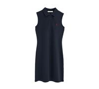 Kurzes ärmelloses Kleid marineblau mit Polokragen und Rigby Go Logo S