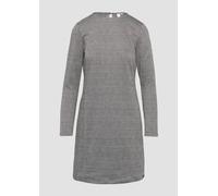 Q/S designed by - Kleid mit Karomuster grau - Gr. - S