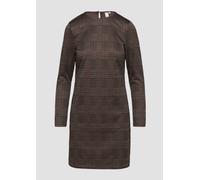 Kurzes gemustertes Kleid aus Interlockjersey XXL braun 2150937.99N2.XXL