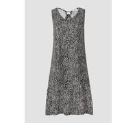 Kurzes Jersey-Kleid mit Schleifendetail am Rücken 42 schwarz 2166277.99B0.42