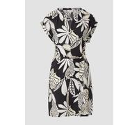 s.Oliver RED LABEL Relaxed Fit Minikleid aus Viskose-Mix in Black, Größe 36