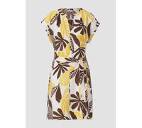 Kurzes Kleid aus Viskosemix im Relaxed Fit 42 creme 2165754.02A0.42