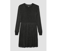 Kurzes Kleid aus weichem Glitzer-Mesh 164 schwarz 2174316.9999.164