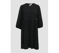 Kurzes Kleid mit Puffärmel 36 schwarz 2161780.9999.36