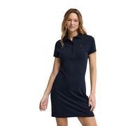 Kurzes Kleid-Shirt marineblau mit kurzen Ärmeln, Polokragen und Rigby Go Logo M